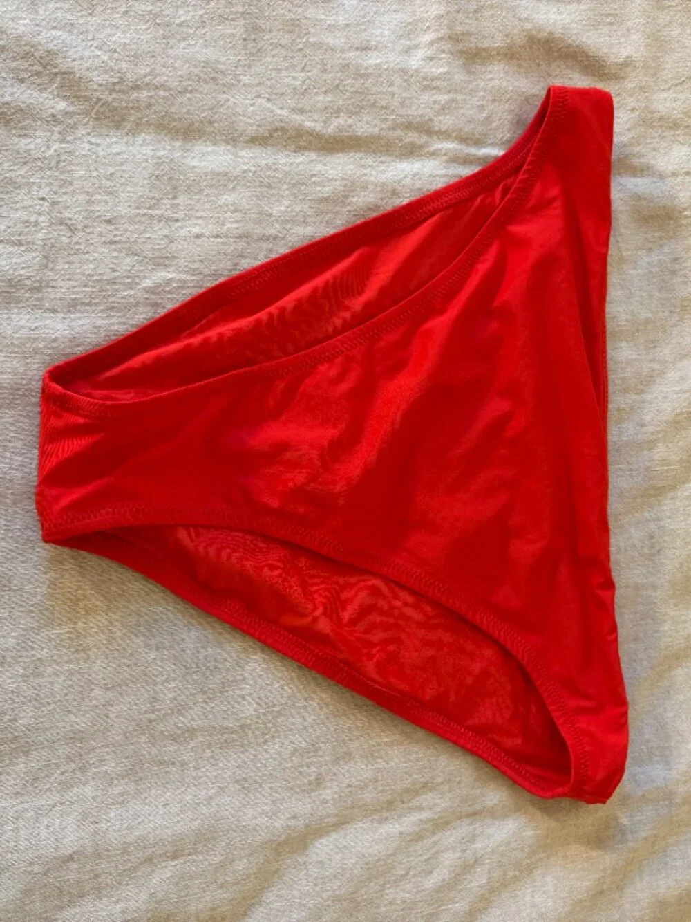 SKIMS High Cut Swim Bottoms - Red - Large